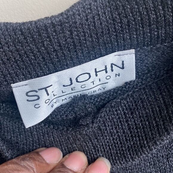 St. John Collection by Marie Gray Knit Pants 6 - Picture 5 of 7